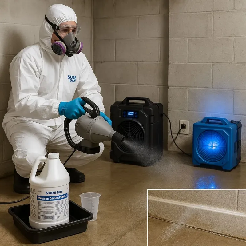 Sanitization and Odor Removal process in McDonough, GA