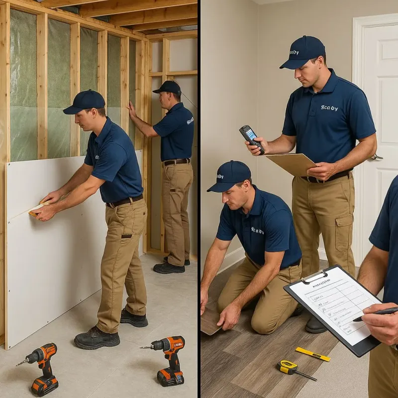 Repairs and Reconstruction process in McDonough, GA